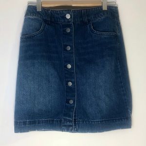 Dark wash Denim Skirt